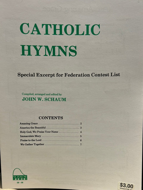 Catholic Hymns - Piano - Schaum