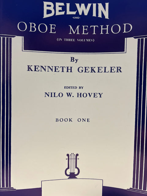 Belwin Oboe Method - Book One - Gekeler / Hovey