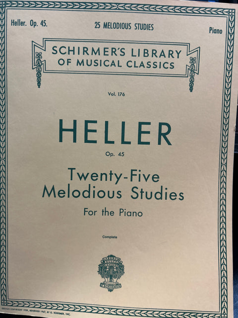 25 Melodious Studies, Op. 45 (Complete) - Piano - Heller
