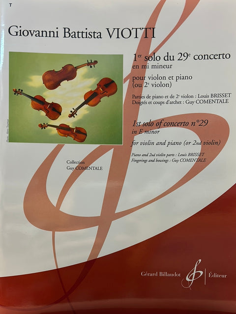 First Solo of Concerto No. 29 in E min - Violin - Viotti