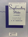 Rubank Educational Library No. 20 - Supplementary Studies for Clarinet - Endresen