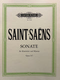 Sonate for Clarinet, Op. 167 - Saint-Saens / Peters