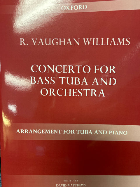 Concerto for Bass Tuba and Orchestra - Williams/Matthews