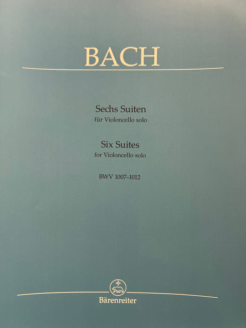 Six Suites for Violoncello - Bach