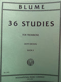36 Studies for Trombone - Blume / Brown