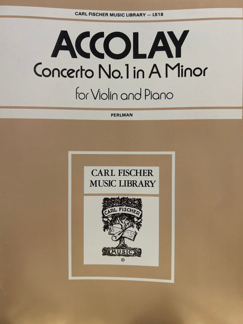 Concerto No. 1 in A minor for Violin - Accolaÿ/Perlman