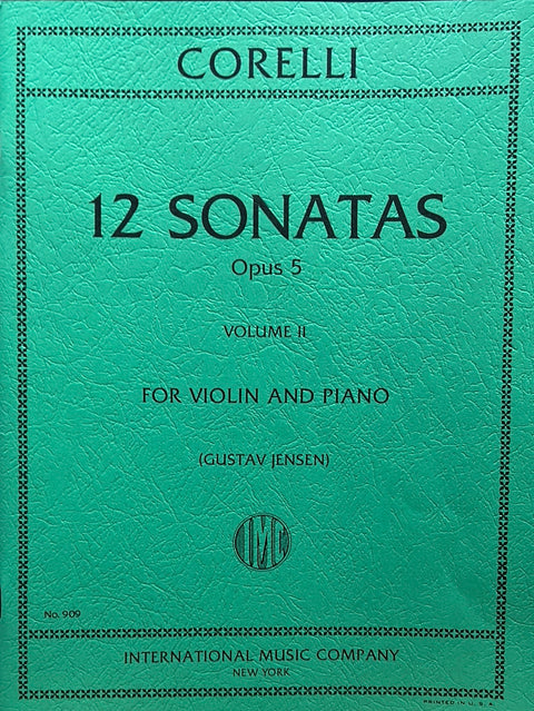 Twelve Sonatas, Op. 5, Vol. 2 - Violin/Piano - Corelli/Jensen