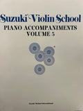 Suzuki Violin School Piano Accompaniments Volume 5