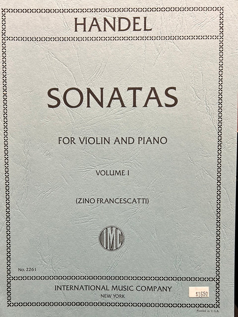 Sonatas for Violin and Piano Vol. 1 - Handel/Francescatti