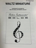 Waltz Miniature - Clarinet - Hovey/Leonard