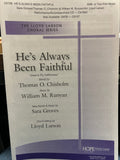 He's Always Been Faithful - SATB - Larson