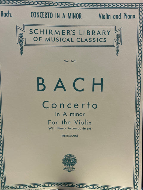 Concerto in A minor for Violin - Bach/Herrmann