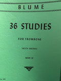 36 Studies for Trombone - Blume / Brown