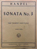 Sonata No. 3 - Trumpet - Handel/Voisin