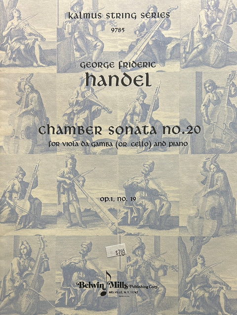 Chamber Sonata, No. 20, Opus 1-19 - Viola - Handel