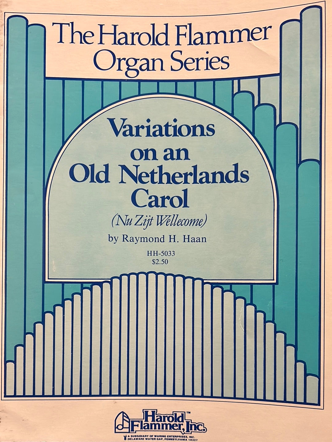 Variations on an Old Netherlands Carol - Organ - R.H. Haan - H & H Music