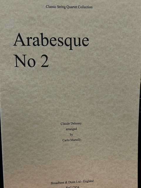 Arabesque No. 2 - String Quartet - C. Debussy