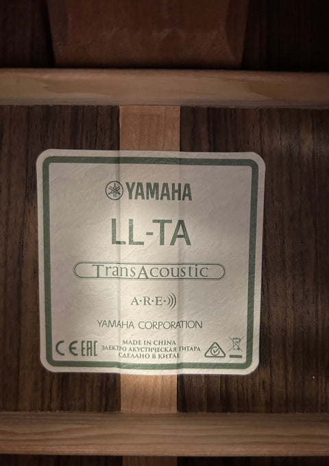 Yamaha Transacoustic Guitar - LL-TA-BS