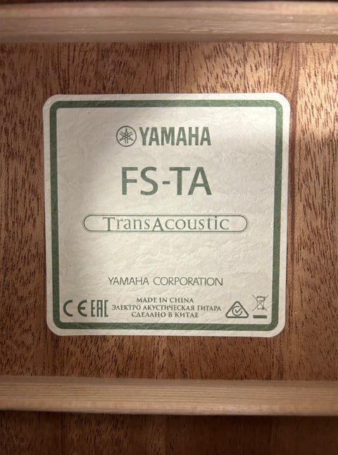 Yamaha Transacoustic Guitar - FS-TA VT - Vintage Tint