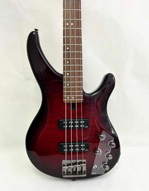 Yamaha Bass Guitar - TRBX604FM DRB - Dark Red Burst