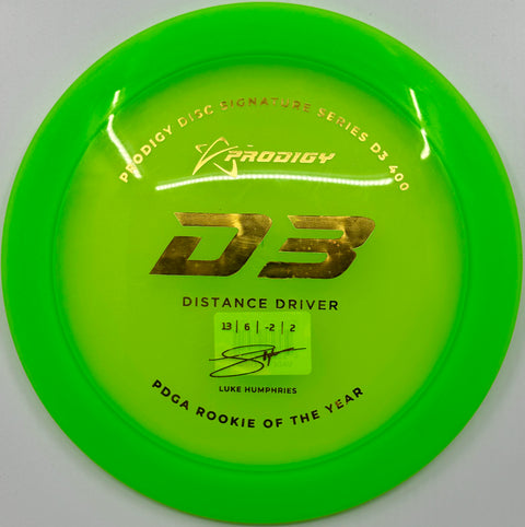 Prodigy 400 D3 - Luke Humphries Signature Series - Distance Driver