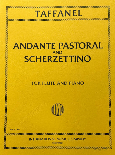 Andante Pastoral and Scherzettino for Flute and Piano - Taffanel