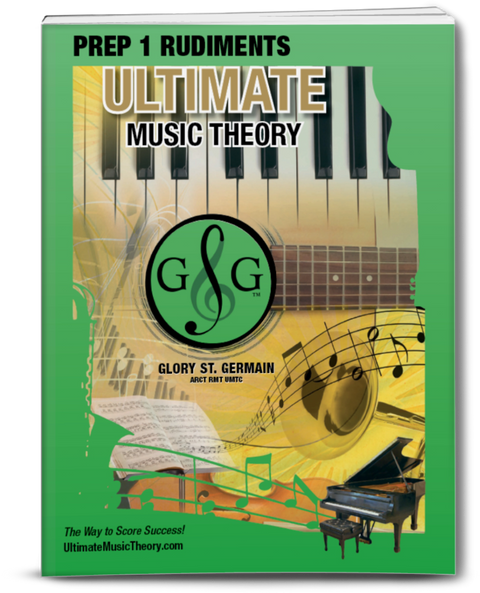 Ultimate Music Theory Prep 1 Rudiments Workbook - St. Germaine