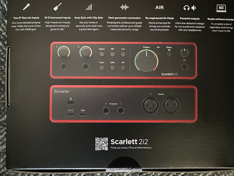 Focusrite Interface - Scarlett 2i2 - 4th Generation