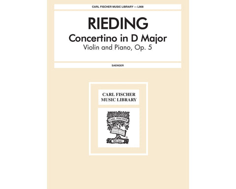 Concertino in D Major - Violin - Rieding