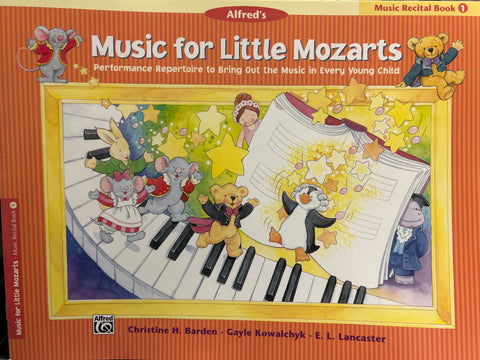 Alfred's Music for Little Mozarts - Book 1