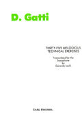 Thirty-Five Melodious Technical Exercises - Gatti / Lasilli