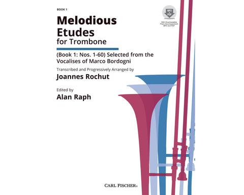 Melodious Etudes for Trombone - Book 1 - Rochut/Raph