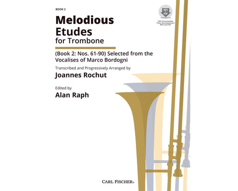 Melodious Etudes for Trombone - Book 2 - Rochut/Raph