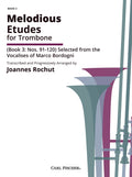 Melodious Etudes for Trombone - Book III - Rochut