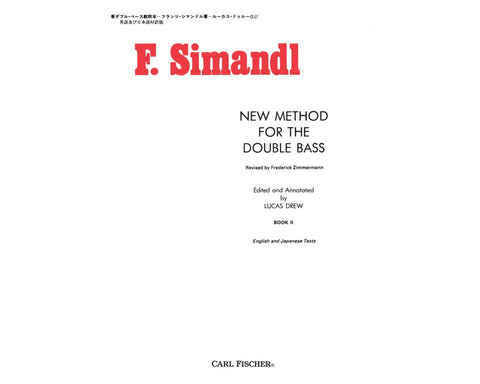 New Method for the Double Bass Book 2 - F. Simandl
