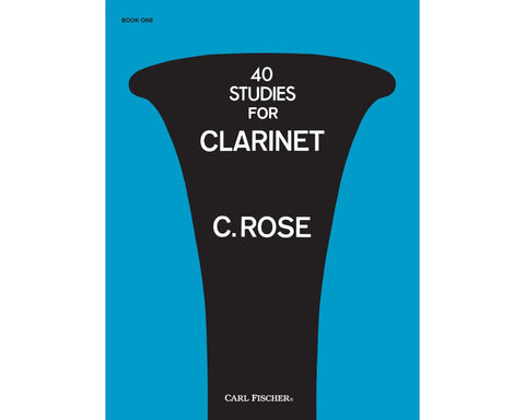 40 Studies for Clarinet - Book One - Rose