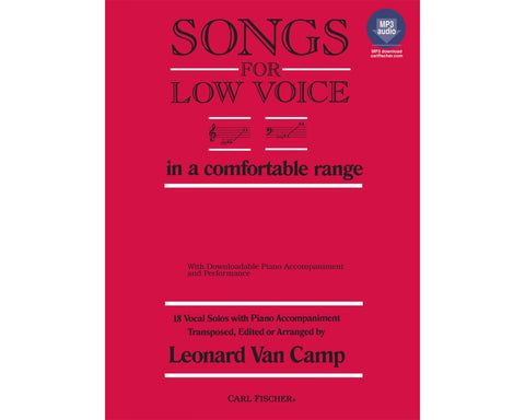 Songs for Low Voice in a Comfortable Range - Van Camp