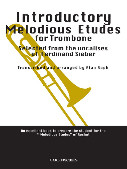 Introductory Melodious Etudes for Trombone - Raph