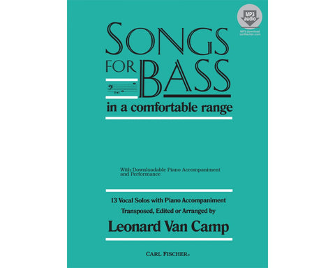 Songs for Bass In A Comfortable Range - Vocal - Van Camp