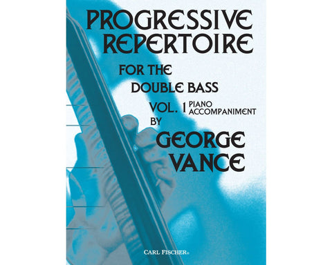 Progressive Repertoire for the Double Bass Piano Accompaniment - Vance