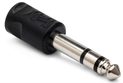 Hosa Adapter - 3.5mm TRS to 1/4" TRS - GPM-103