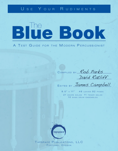 The Blue Book - A Test Guide for the Modern Percussionist - Parks/Ratliff/Edited by Campbell