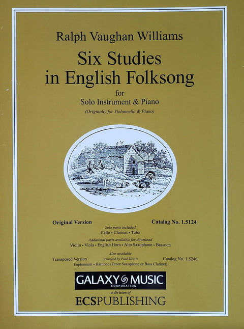 Six Studies in English Folksong - Tuba - Ralph Vaughan Williams / Droste