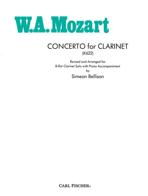 Concerto for Clarinet (K622) - Mozart / Bellison