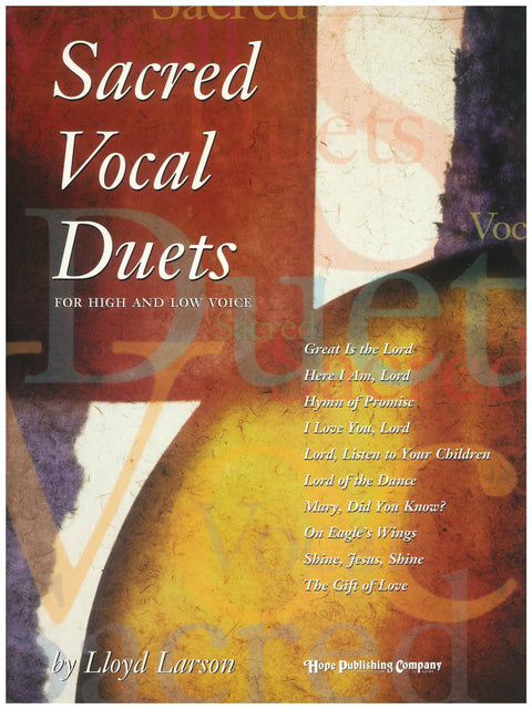 Sacred Vocal Duets for High and Low Voice - Larson - H & H Music