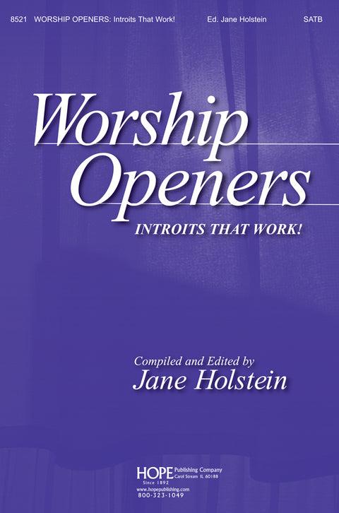 Worship Openers - SATB Score - Holstein