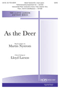 As the Deer - SATB - Nystrom / Larson