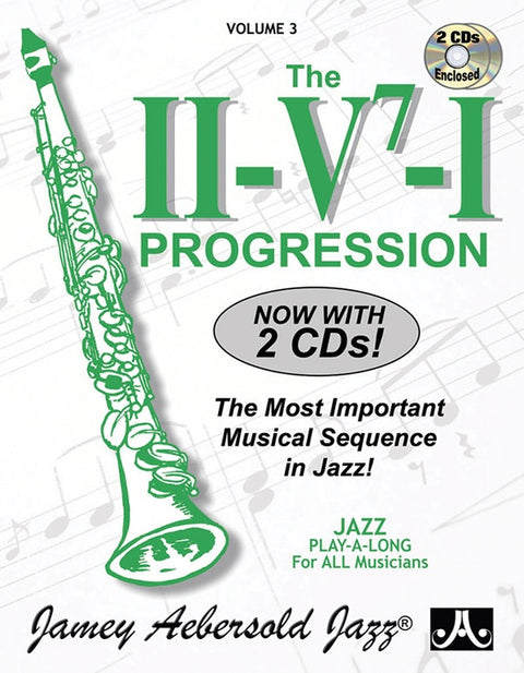The II-V7-I Progression - Volume 3 - Jazz Play-Along - With 2 CDs - Jamey Aebersold - H & H Music