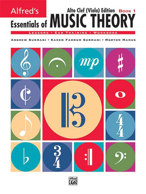 Alfred's Essentials of Music Theory: Book 2 Alto Clef (Viola) Edition - Surmani/Farnum-Surmani/Manus