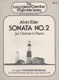 Sonata No. 2 for Clarinet and Piano - Etler*